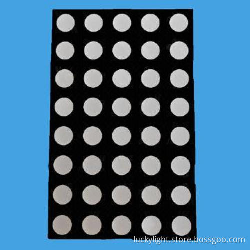 10.0mm Green Color 5 x 8 Dot Matrix LED Display